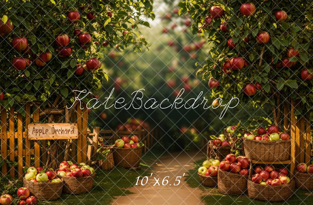 Fall Apple Orchard Foto Achtergrond Designed by Emetselch