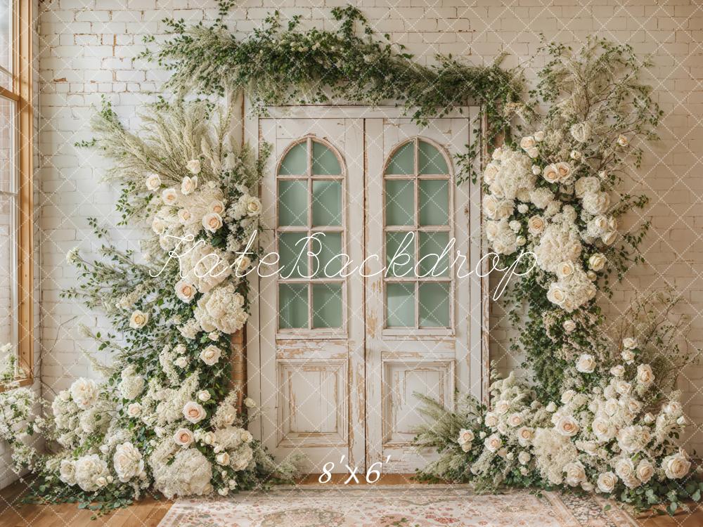 Lightning Deal #5  Kate Spring Wedding Floral Door Backdrop Designed by Emetselch