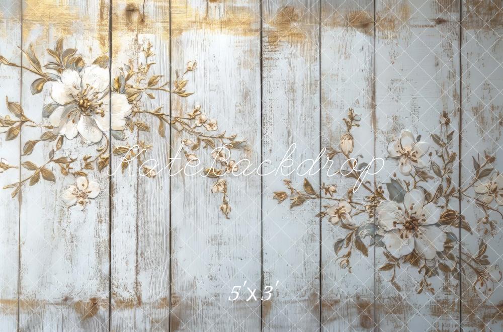 Kate Vintage Floral Wood Carving Floor Backdrop Designed by Mini MakeBelieve