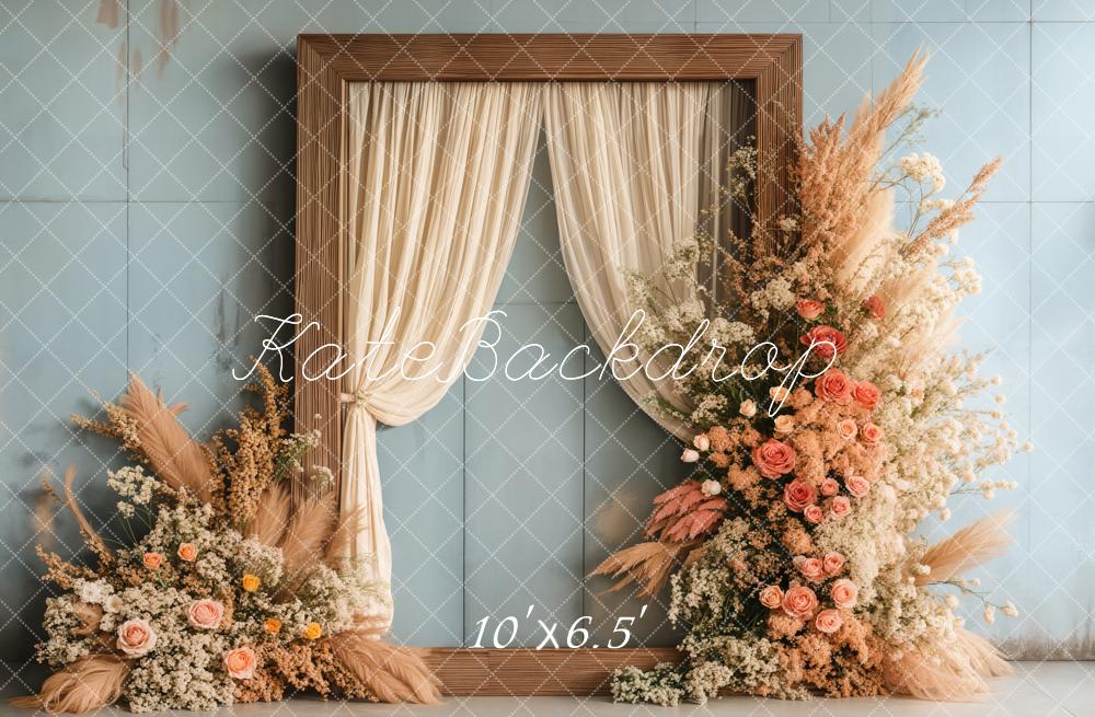 Fondo de Boda Floral Boho diseñado por Emetselch