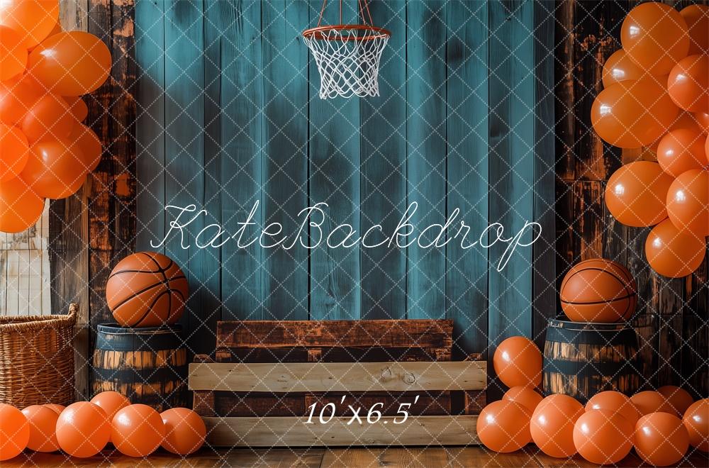 Cake Smash Basketball Hoop Foto Achtergrond Designed by Patty Roberts