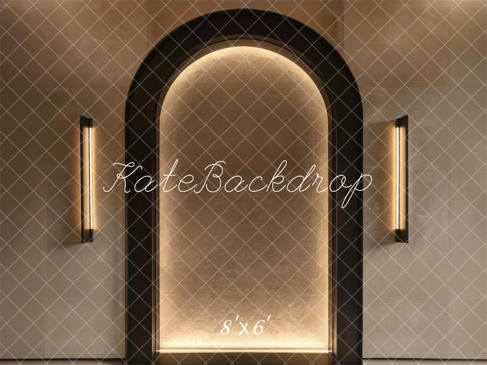 Kate Apricot Boudoir Arch Wall Backdrop Designed by Mini MakeBelieve