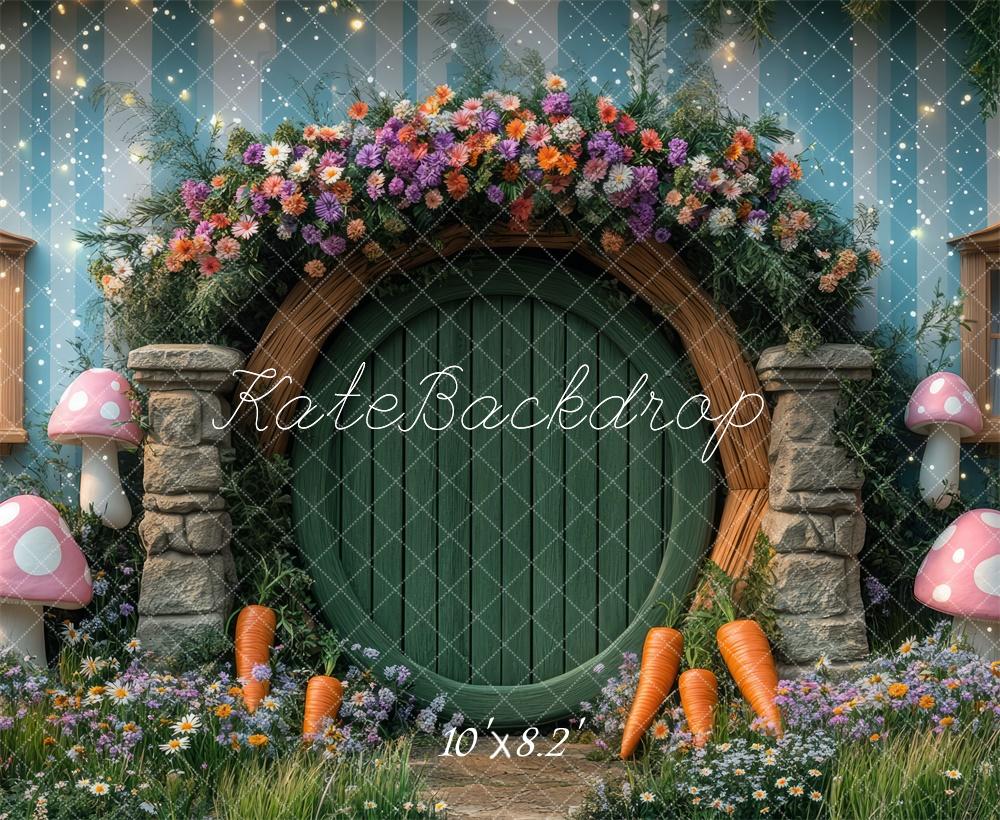 Kate Easter Fantasy Hobbit House Backdrop Designed by Mini MakeBelieve