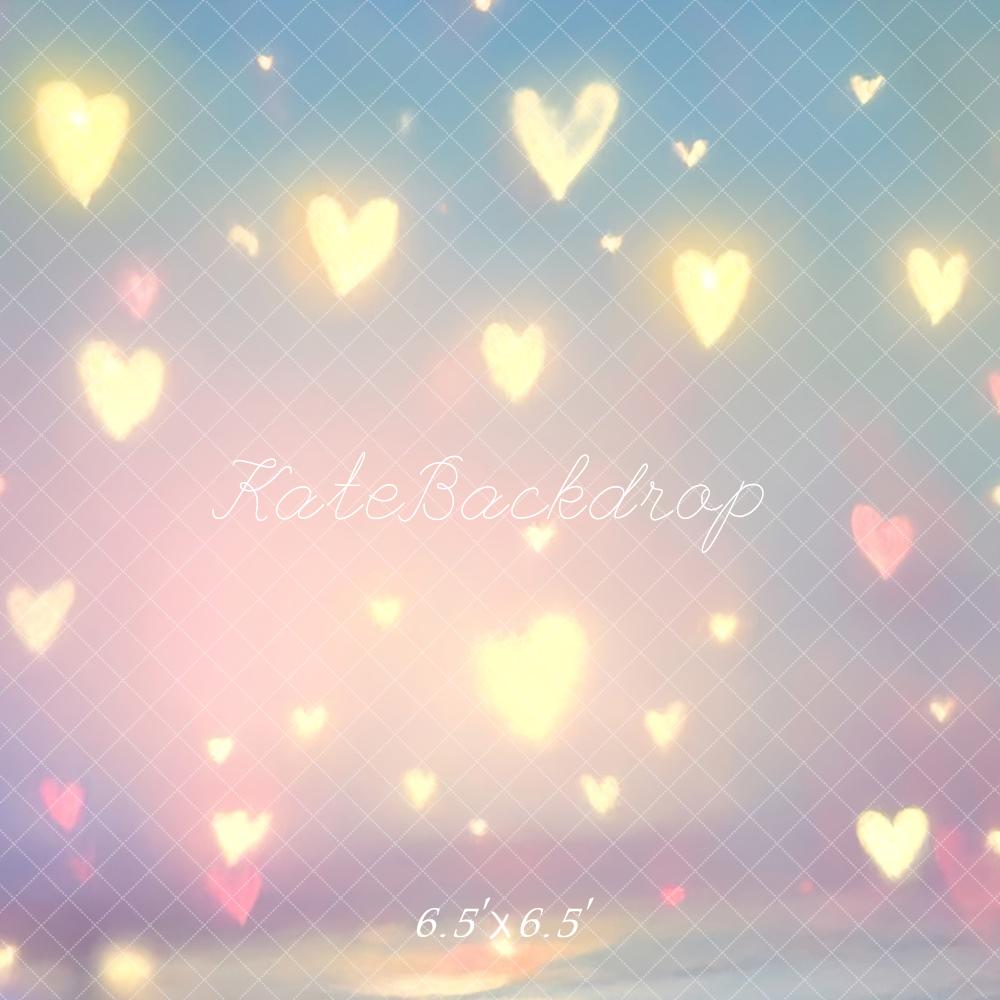 Valentine Heart Bokeh Foto Achtergrond Designed by Lidia Redekopp