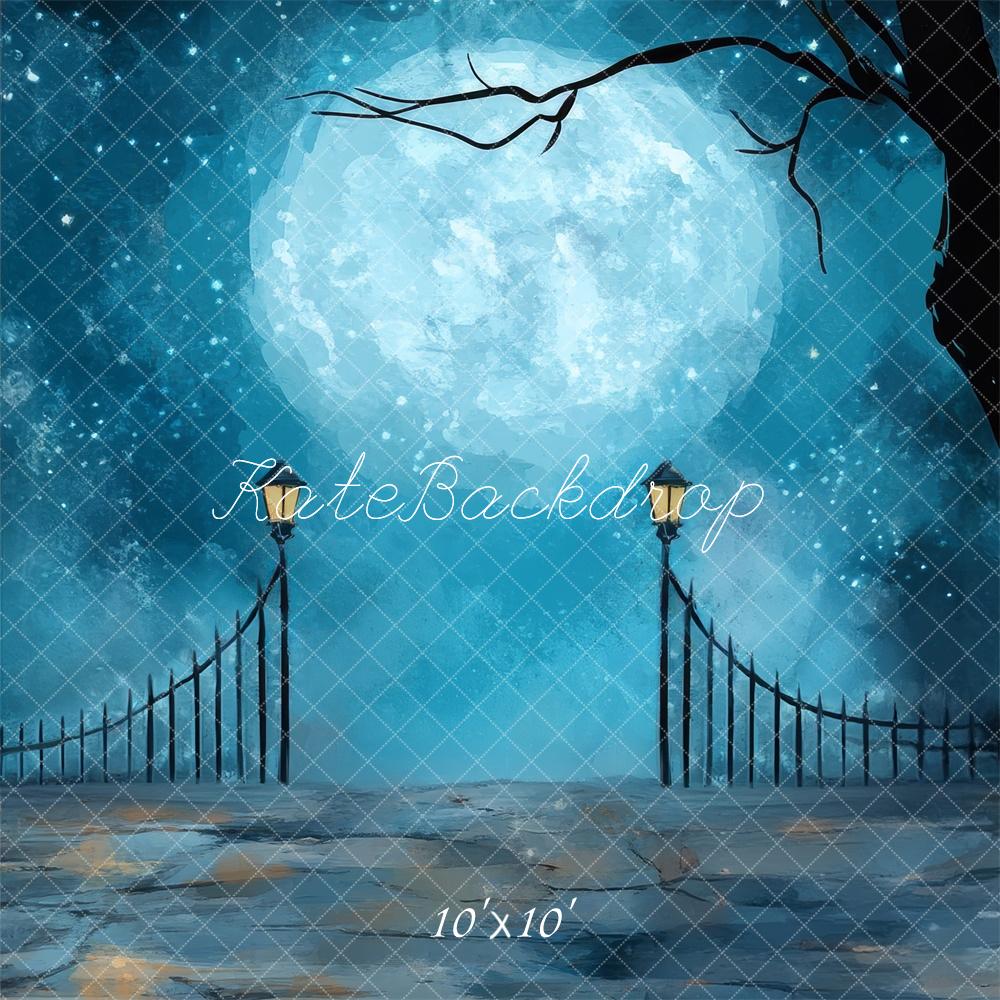 Moonlit Night Fantasy Foto Achtergrond Designed by Lidia Redekopp