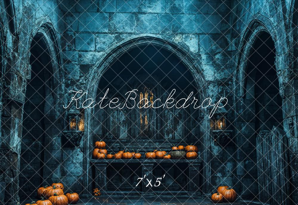 Kate Halloween Gothic Arch Wall Backdrop Designed by Emetselch