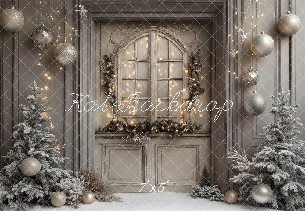 Kate Christmas Tree Winter Window  Backdrop Designed by Lidia Redekopp