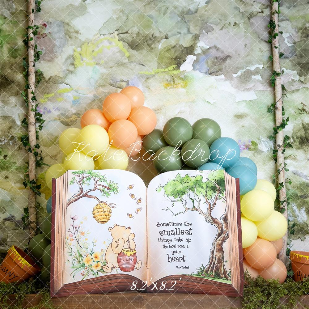 Kate Story Book Hunny Balloon Backdrop Designed by Megan Leigh Photography