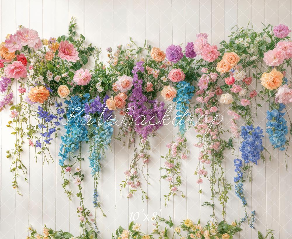 Kate Spring Flower Arch Colorful Backdrop Designed by Emetselch