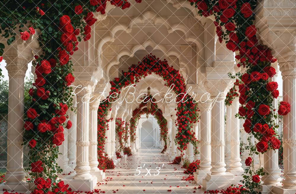 Arco de Rosas Retro para Pasillo diseñado por Emetselch