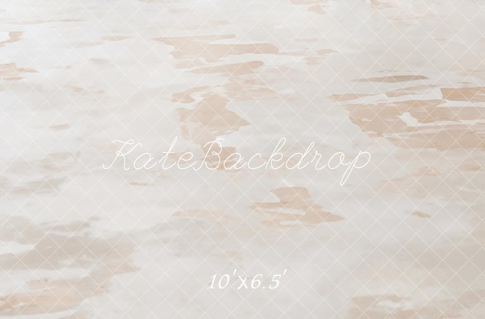 Kate Neutral Abstract Texture Beige Floor Backdrop Designed by Kate Image