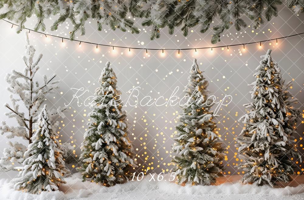 Kate Christmas Snowy Trees Backdrop Designed by Patty Roberts