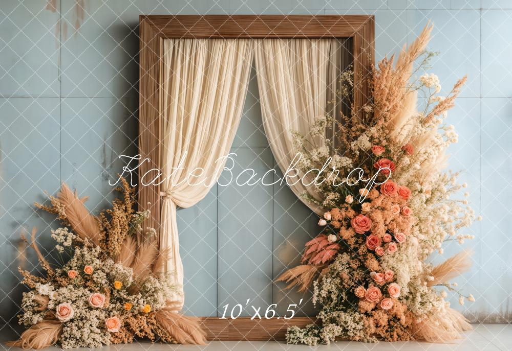 Fondo de Boda Floral Boho diseñado por Emetselch