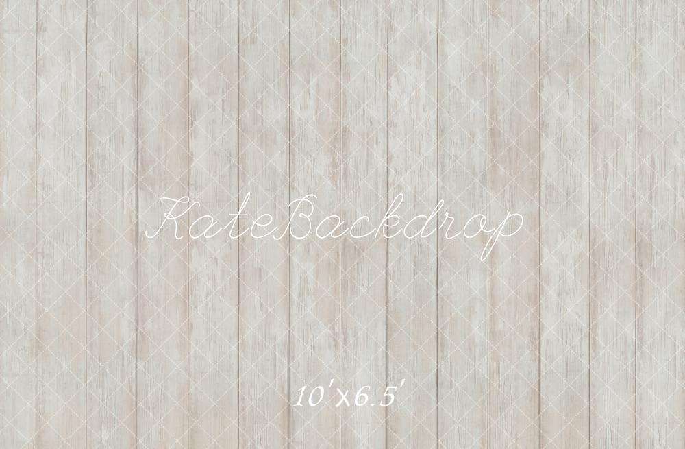 Kate Vintage Wood Neutral Floor Backdrop Designed by Kate Image