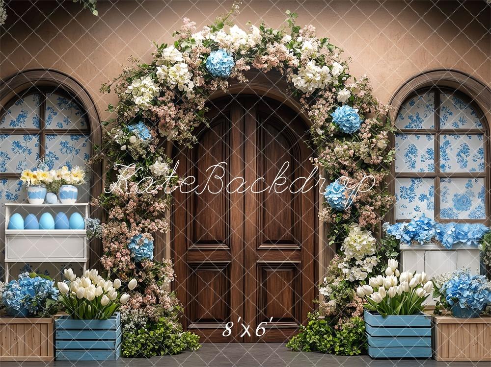 Kate Spring Flower Arch Easter Door Backdrop Designed by Mini MakeBelieve