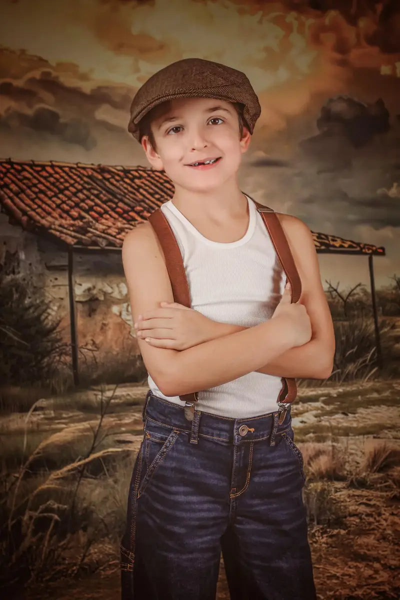 Kate Wild West Desert Abandoned House Backdrop Designed by Lidia Redekopp