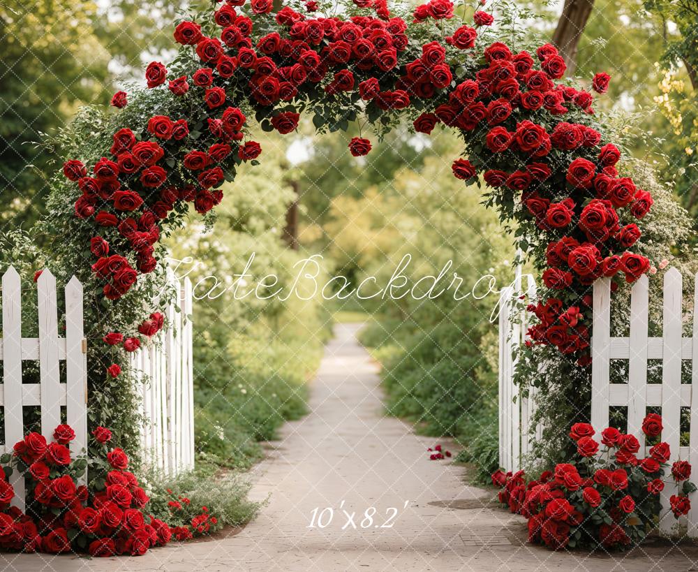 Arco di Rose per Giardino Sentiero Retroscenico Designed by Emetselch