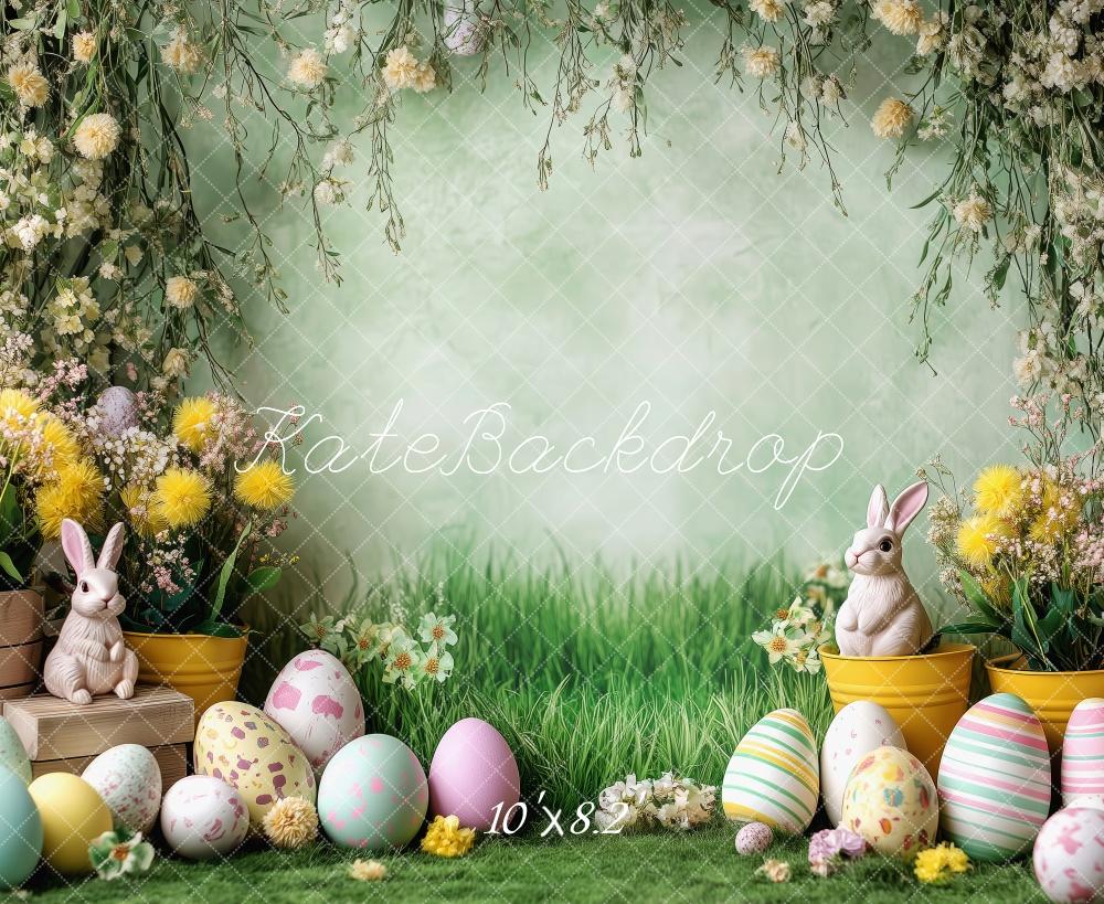 Kate Easter Bunny Egg Floral Arch Backdrop Designed by Patty Roberts