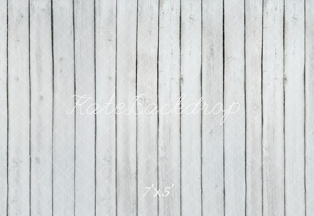 Kate White Gray Wooden Floor Backdrop Designed by Kate Image