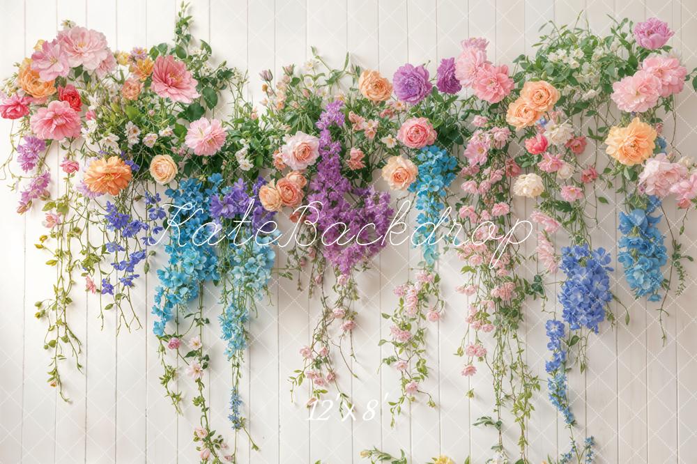 Kate Spring Flower Arch Colorful Backdrop Designed by Emetselch