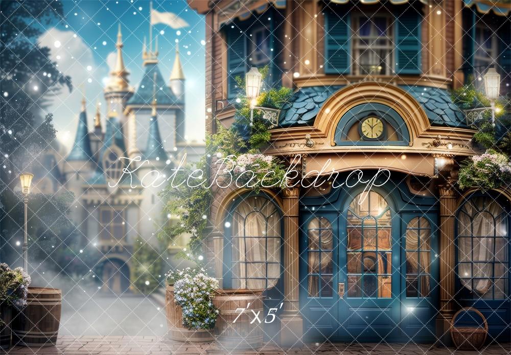 Kate Fantasy Castle Enchanted Town Backdrop Designed by Lidia Redekopp