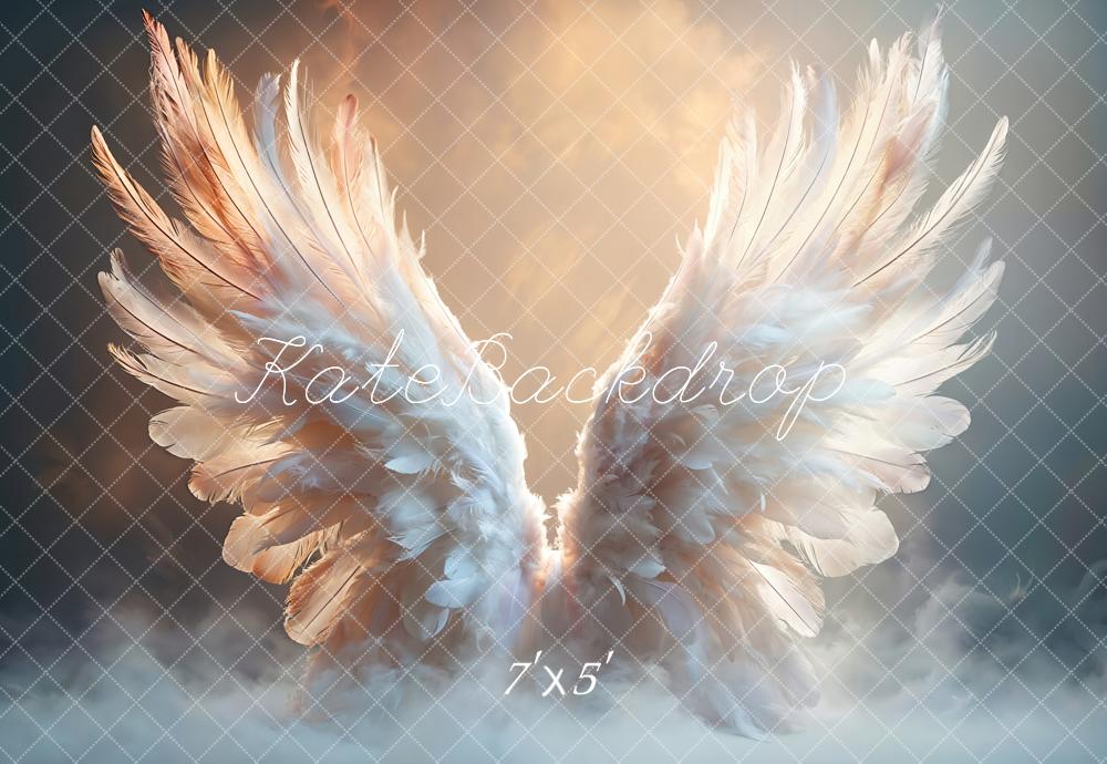 Kate Fantasy Angel Wings Sunset Backdrop Designed by Emetselch