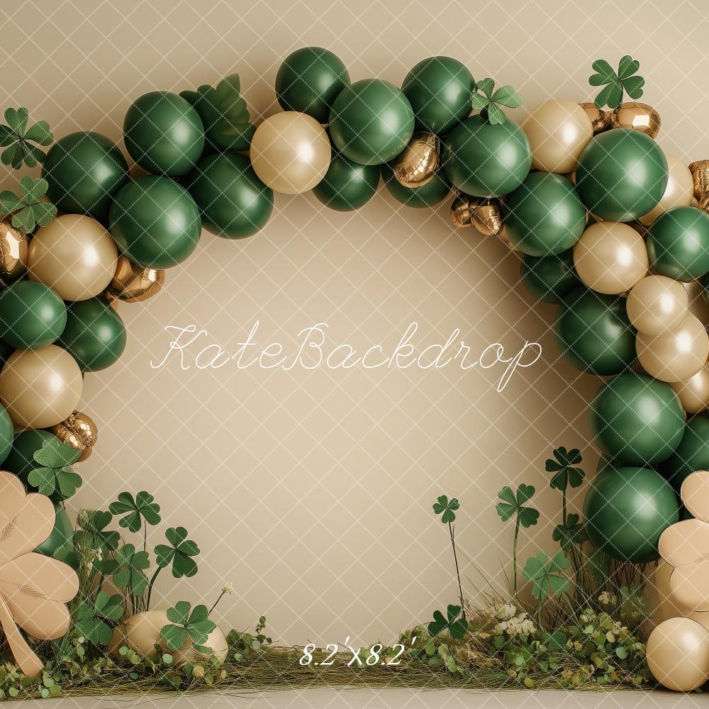 Kate Shamrock Green Balloon Arch Backdrop Designed by Patty Roberts