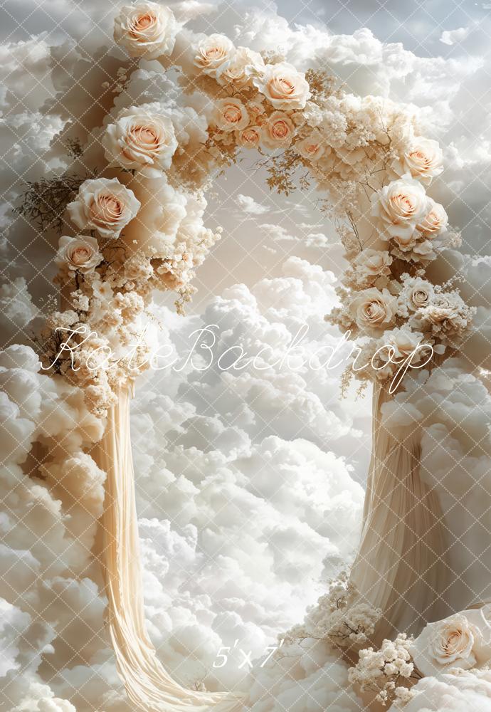 Kate Dreamy Flower Arch Cloud Backdrop Designed by Emetselch