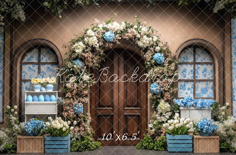 Kate Spring Flower Arch Easter Door Backdrop Designed by Mini MakeBelieve