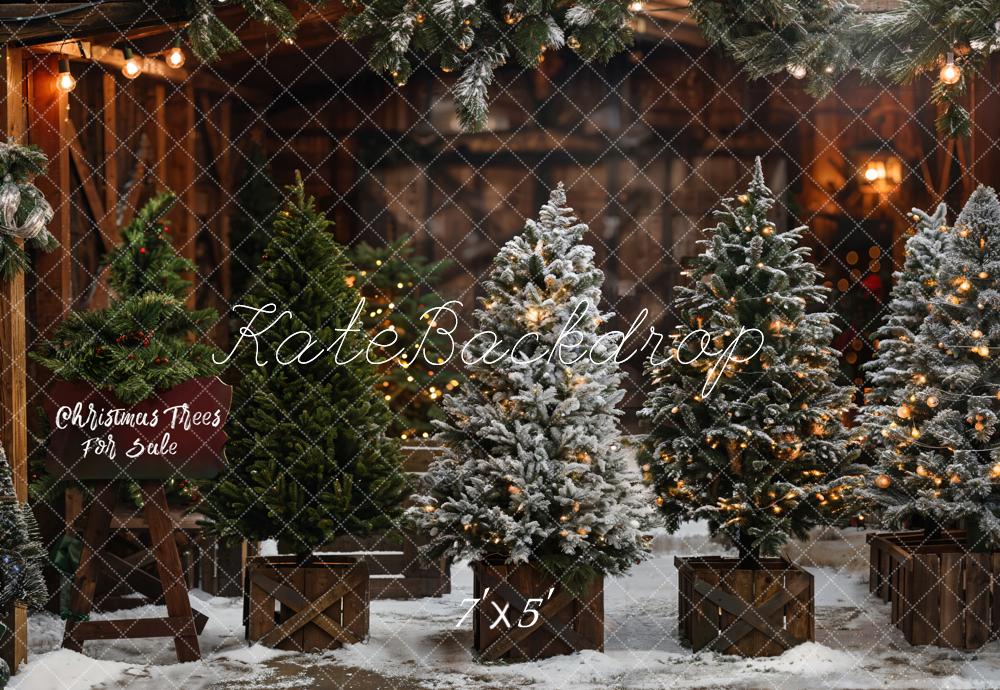 Kate Christmas Tree Store Backdrop Designed by Emetselch