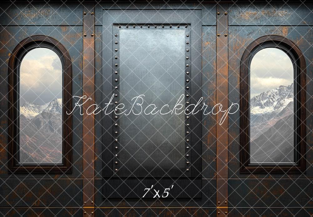 Kate Father's Day Steel Interior Train Window Backdrop Designed by Mini MakeBelieve