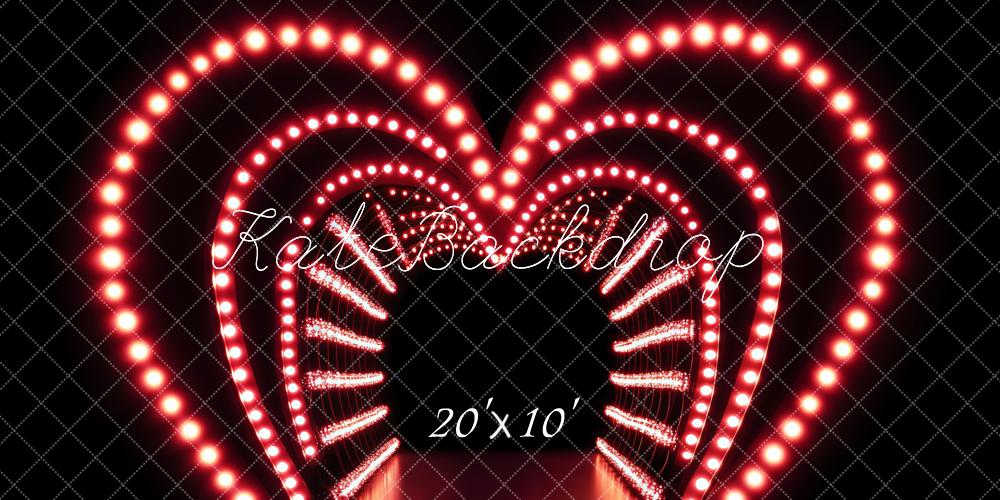 Kate Heart Tunnel Light Backdrop Designed by Emetselch