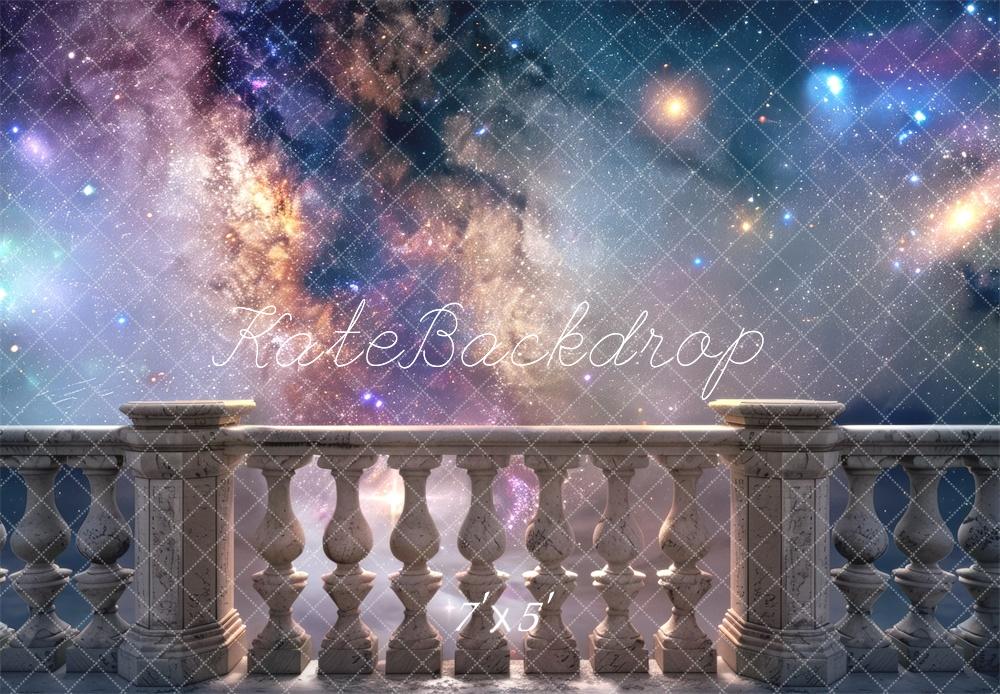 Kate Galaxy Balcony Starry Night Backdrop Designed by Mini MakeBelieve