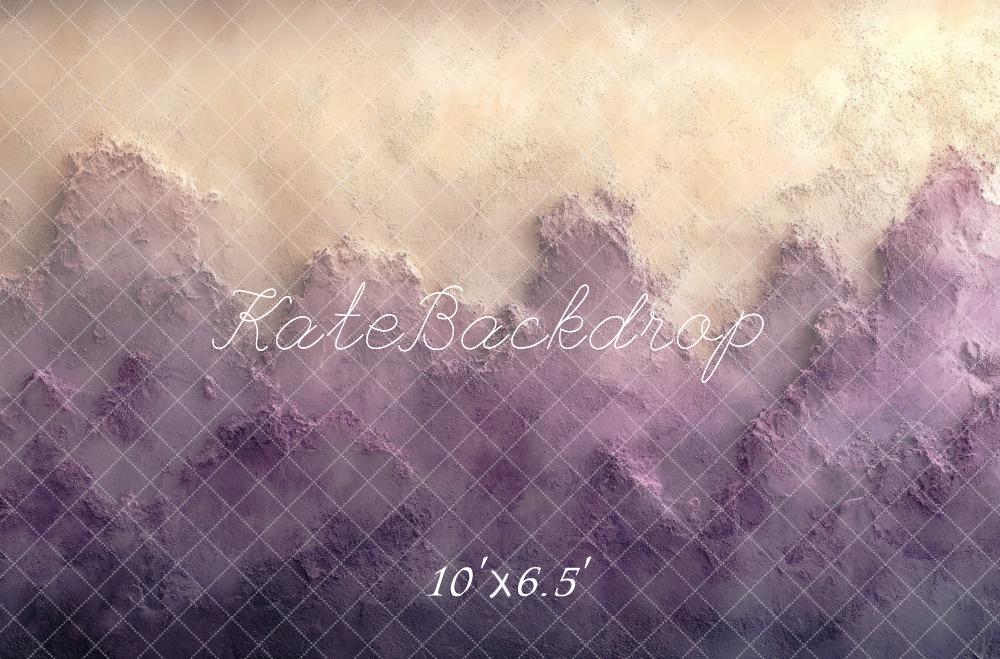 TEST Kate Purple Abstract Texture Wall Backdrop Designed by Mini MakeBelieve