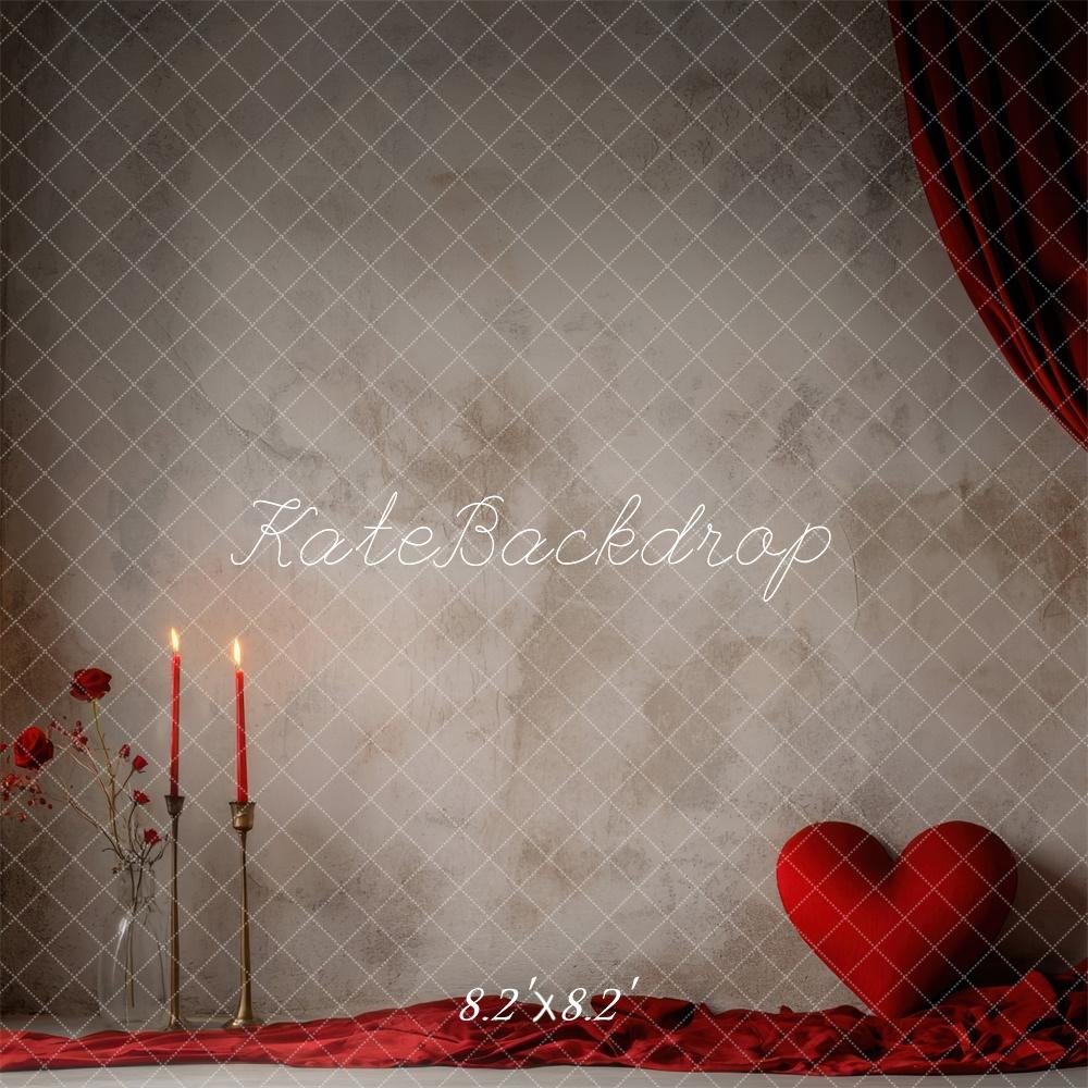 Kate Valentine Simple Romantic Heart Wall Backdrop Designed by Mini MakeBelieve