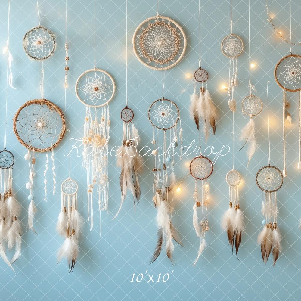 Fondo de Luces Atrapa Sueños Boho Diseñado por Patty Roberts