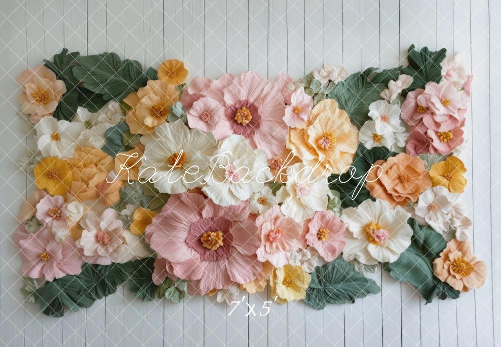 Kate Newborn Flower Rug Floor Backdrop Designed by Mini MakeBelieve