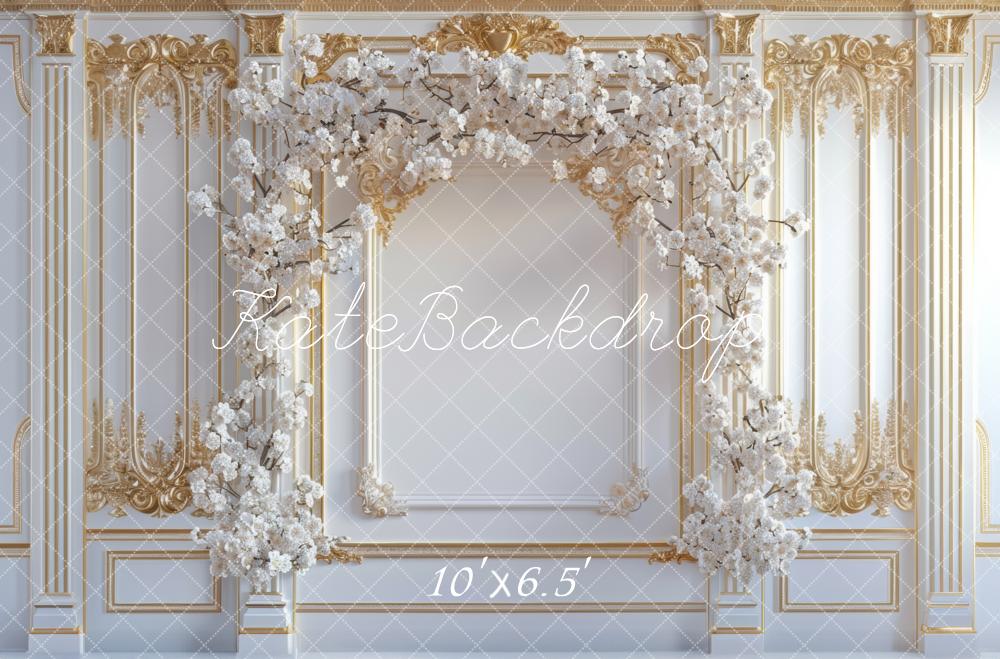 Kate Flower Arch Elegant Wedding Backdrop Designed by Mini MakeBelieve