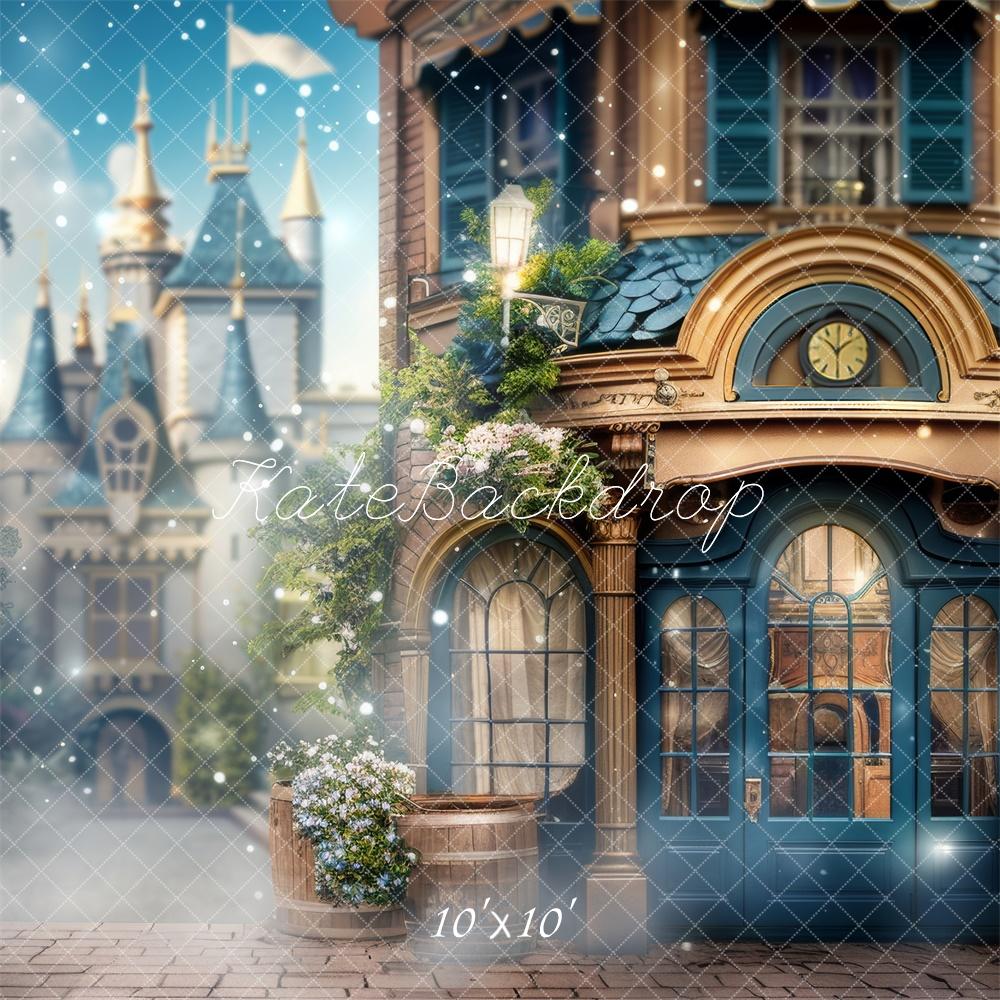 Kate Fantasy Castle Enchanted Town Backdrop Designed by Lidia Redekopp