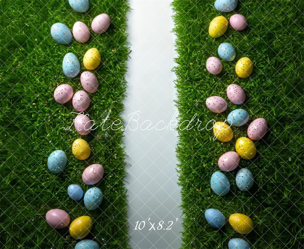 Kate Easter Egg Green Grass Floor Backdrop Designed by Mini MakeBelieve