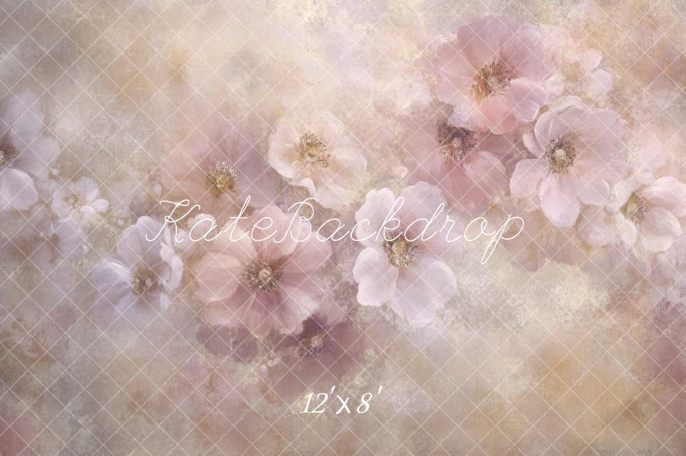 Kate Fine Art Floral Soft Pink Backdrop Designed by Lidia Redekopp