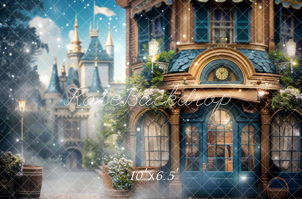 Kate Fantasy Castle Enchanted Town Backdrop Designed by Lidia Redekopp