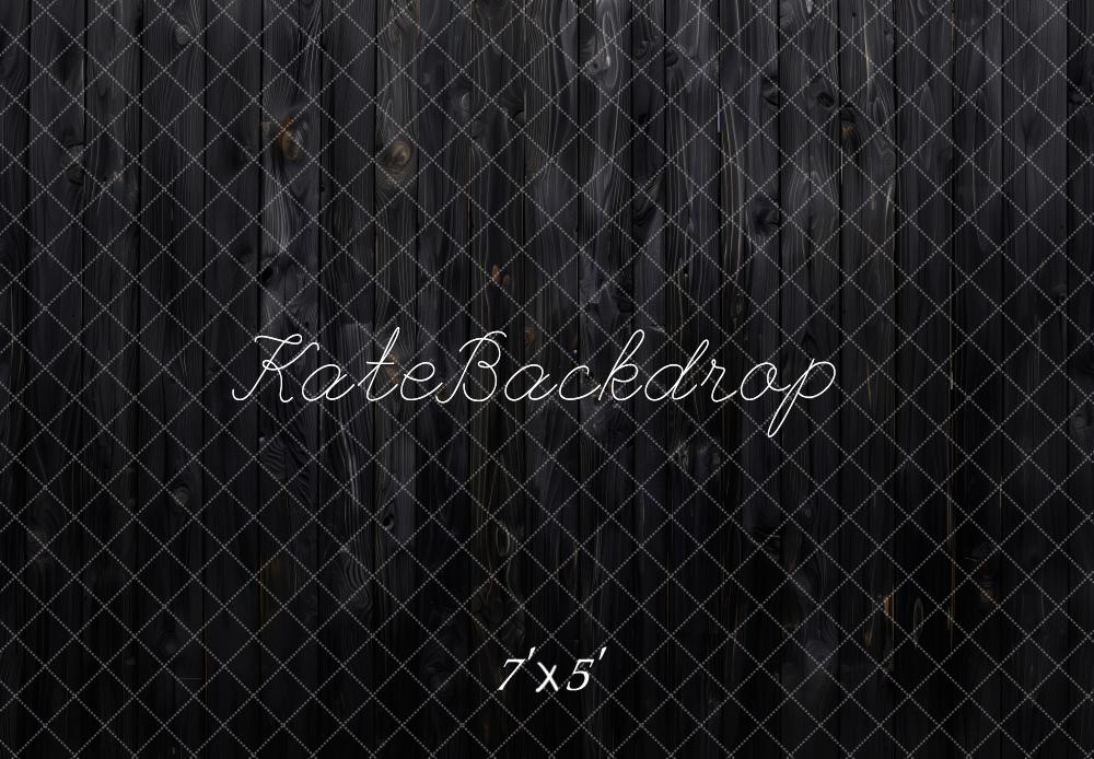 Kate Dark Retro Wooden Wall Floor Backdrop Designed by Patty Roberts