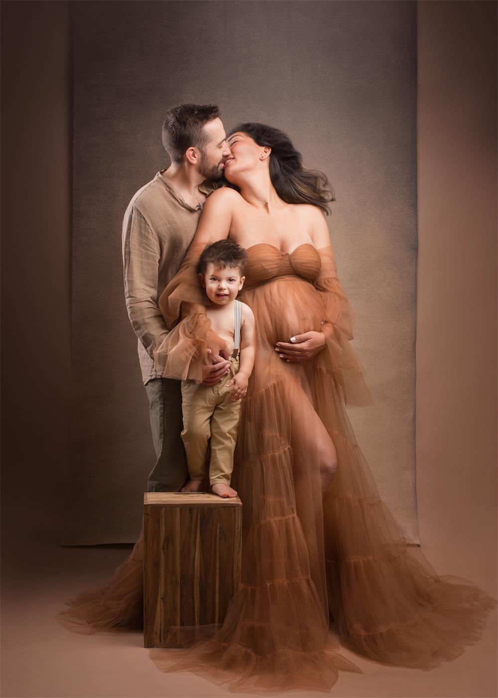 Kate Sexy Tulle Maternity Photoshoot Dress