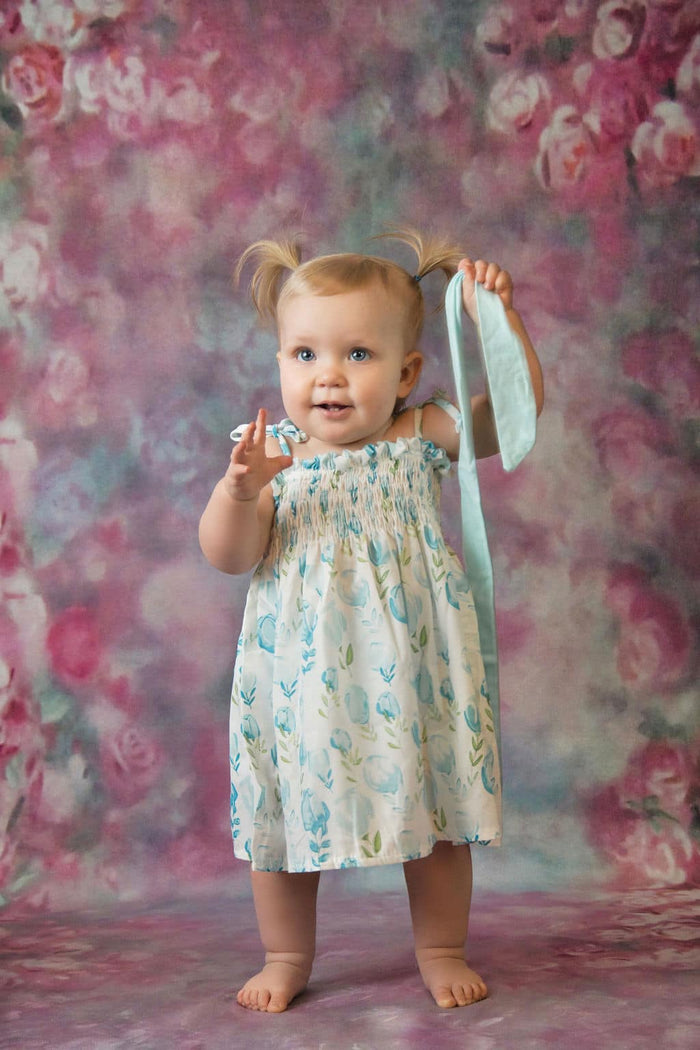 Kate Valentine's Day Pink Flowers Photography Backdrops