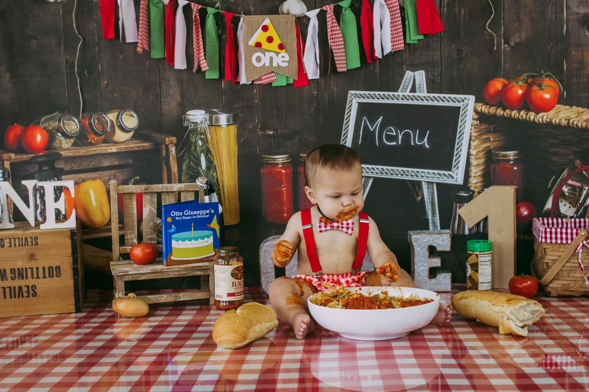 Kate Cake Smash Wood Kitchen Backdrop Designed By Rose Abbas(Clearance US only)