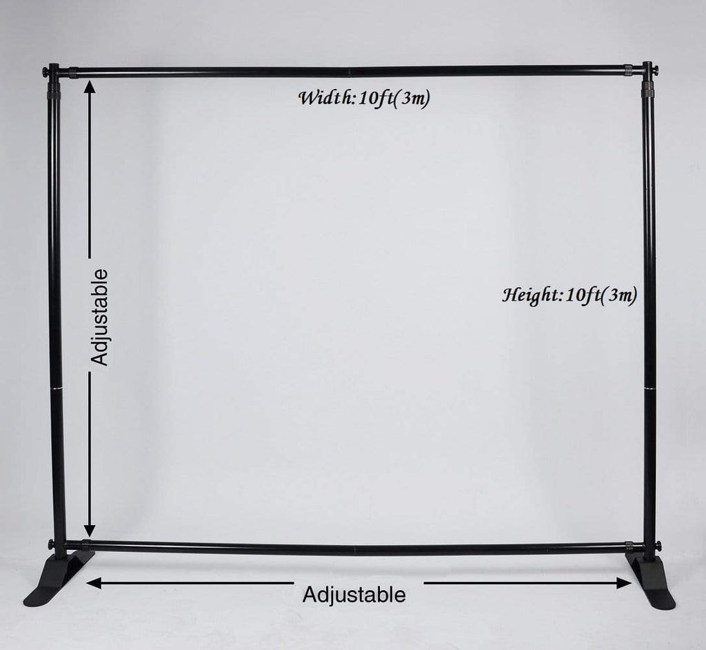 Kate Stainless Steel Adjustable Retractable Background Stand for  Photography 10x9ft