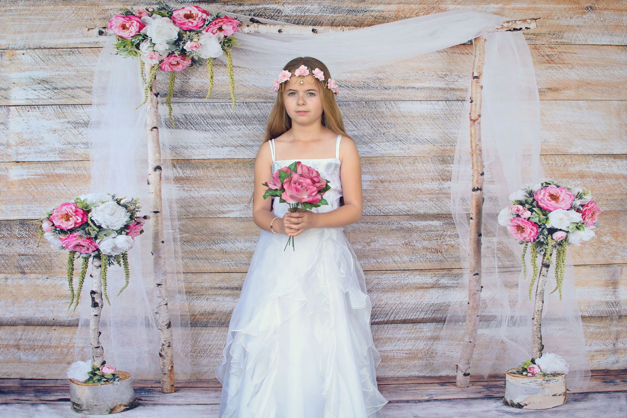 Kate Whimsical Birch Wedding Backdrop designed by Arica Kirby - Kate Backdrop