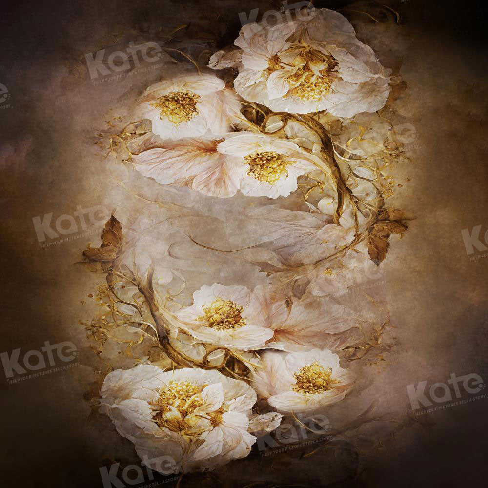 Kate Retro Floral Butterfly Backdrop for Photography