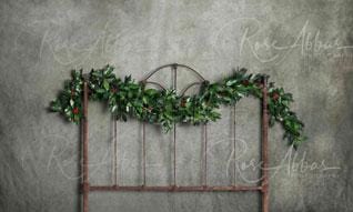 Kate Christmas Holly Bed Backdrop Designed By Rose Abbas - Kate Backdrop